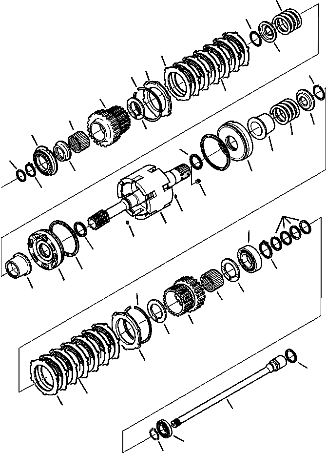 Part |$14. TRANSMISSION - 4WD FORWARD REVERSE CLUTCH (S/N  A13001-A13116 ) [F3204-01A0]