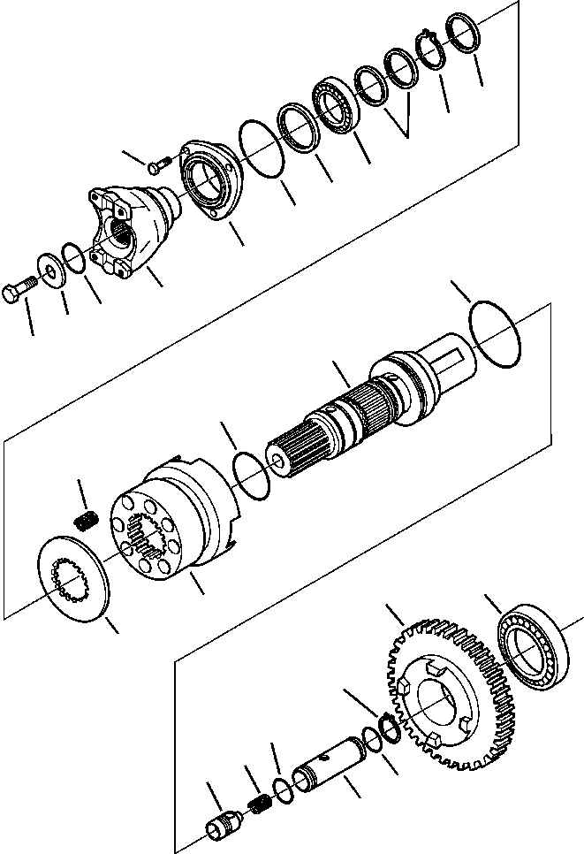 Part |$20. TRANSMISSION - 4WD SHAFT (S/N  A13001-A13116 ) [F3207-01A0]