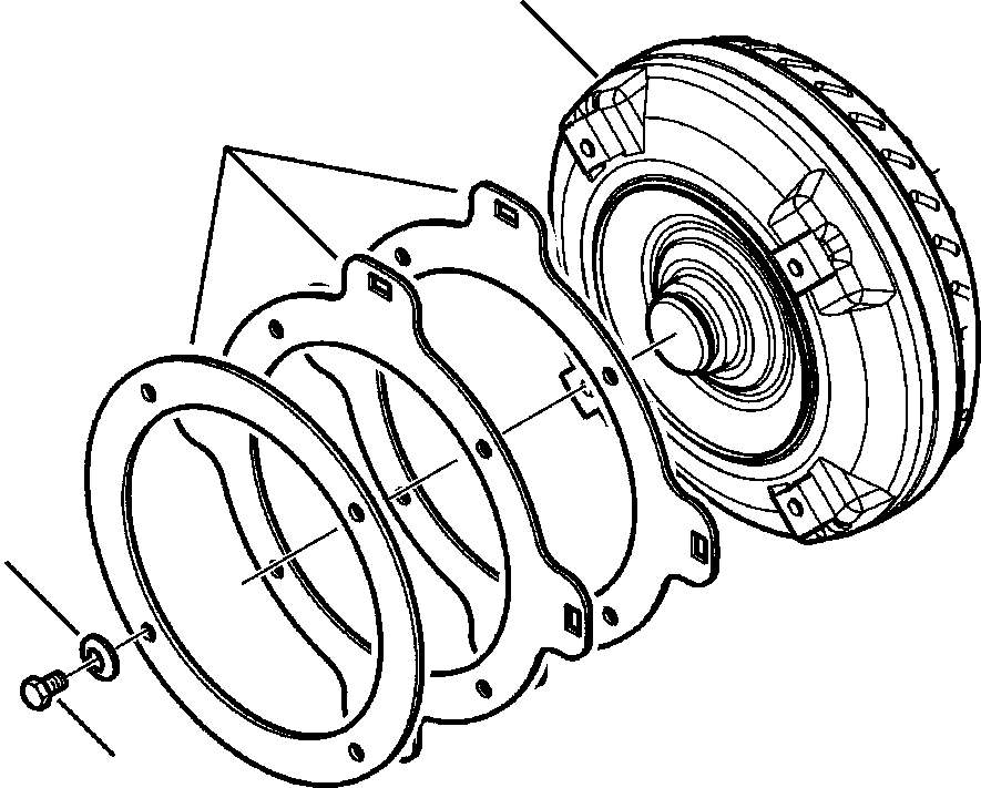 Part |$52. TRANSMISSION - 4WD TORQUE CONVERTER (S/N  A13117- ) [F3231-01A0]