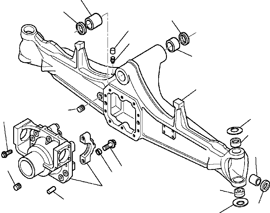 Part |$54. FRONT AXLE - 4WD HOUSINGS [F3400-01A0]