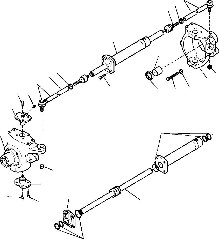 Part |$56. FRONT AXLE - 4WD STEERING JOINTS [F3401-01A0]