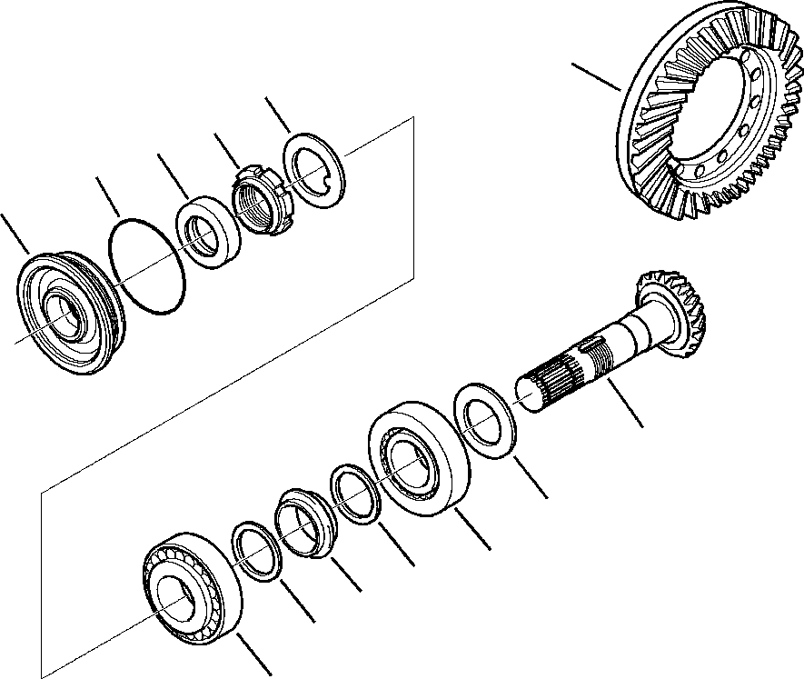 WB1425 WBF10000A00U RONT AXLE ( SEE FIG. F3400-01A0 )