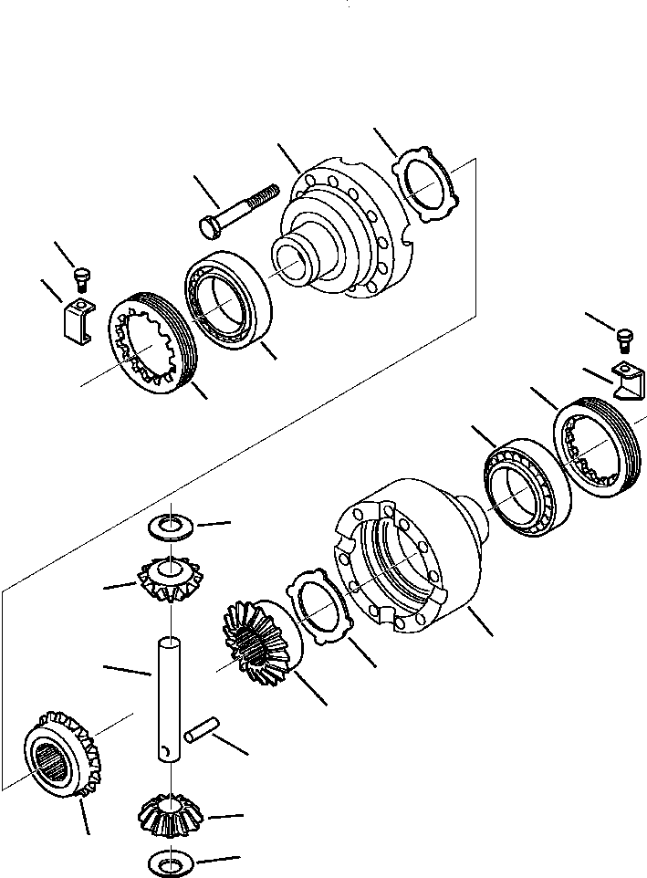 WB1425 WBF10000A00V RONT AXLE ( SEE FIG. F3400-01A0 )