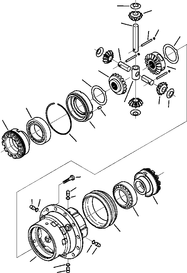 WB1425 NWBPB0022 EAR AXLE ( SEE FIG. F3460-01A0 )