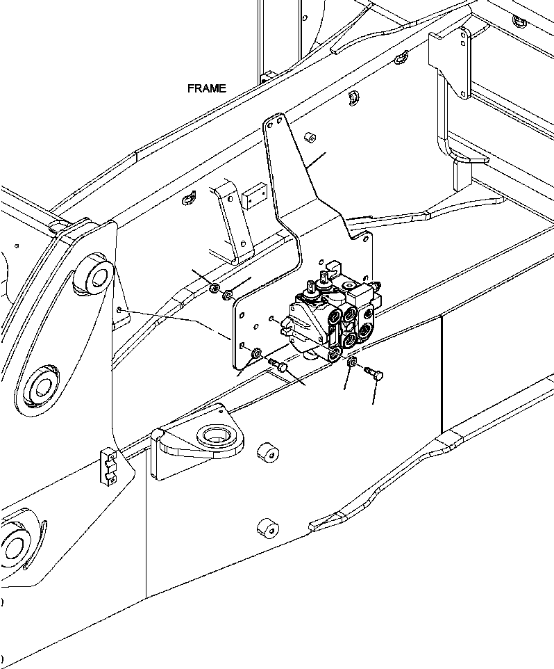 Part |$8. LOADER CONTROL VALVE MOUNTING [H6099-01A0]