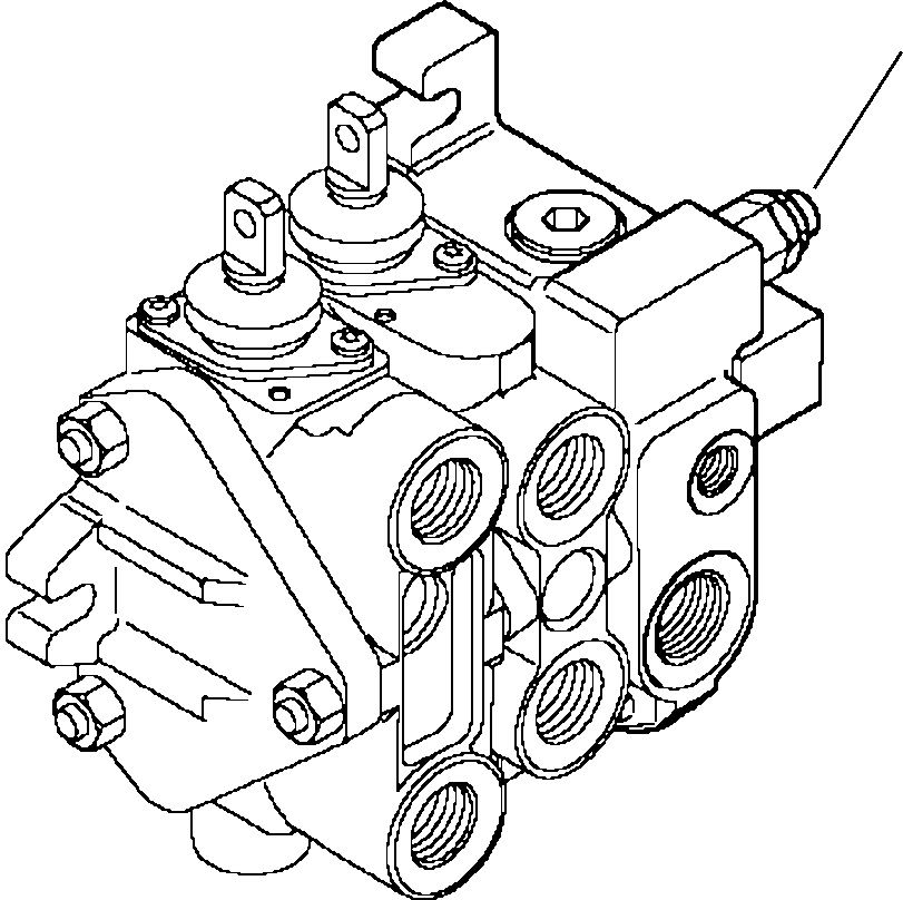 Part |$10. LOADER CONTROL VALVE 2-SPOOL [H6100-01A0]