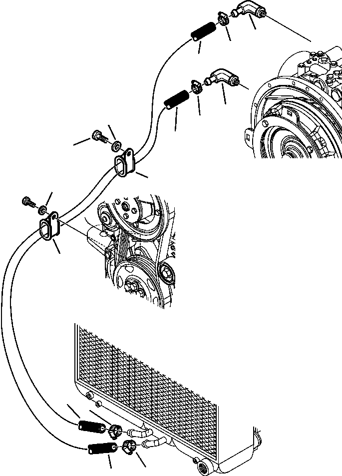 Part |$68. HYDRAULIC PIPING TRANSMISSION LINE [H6530-01A0]