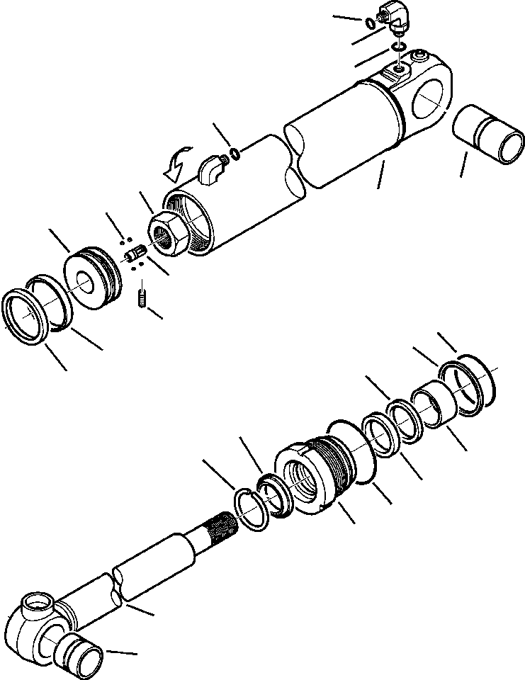 Part |$86. LEFT OUTRIGGER CYLINDER [H7200-01A0]