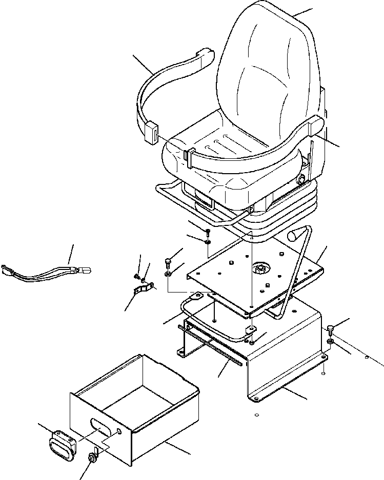 Part |$38. CANOPY OPERATORS SEAT MOUNTING [K5201-01A0]