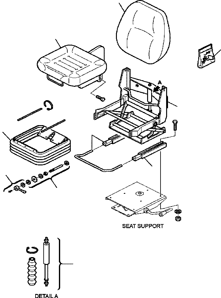 Part |$40. CANOPY OPERATORS SEAT [K5201-02A0]