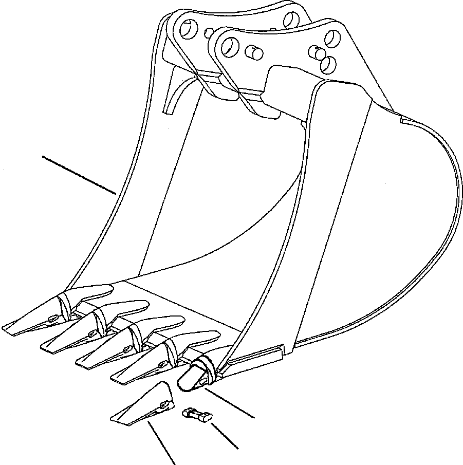 Part |$34. 30 INCH BACKHOE BUCKET [T2035-01A3]