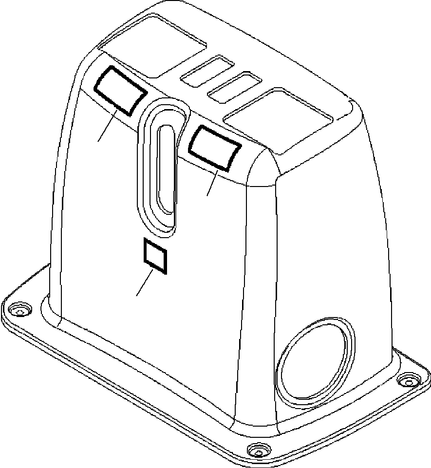 Part |$6. DECALS BACKHOE ISO PATTERN [U9010-01A0]