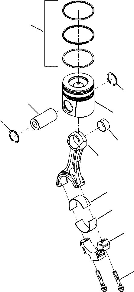 Part |$38. CONNECTING ROD AND PISTON [A2126-A1A5]