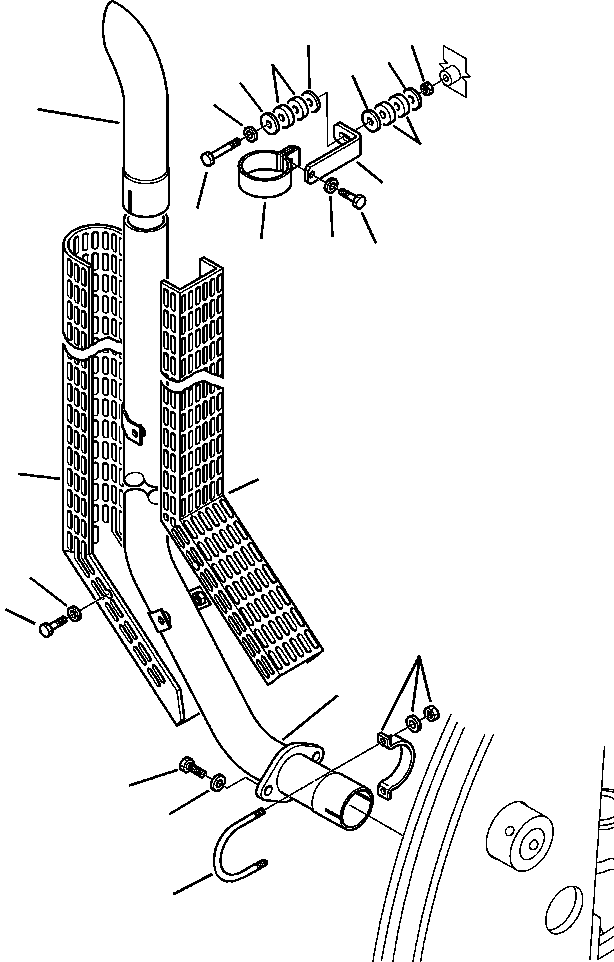 Part |$12. EXHAUST PIPE [B1160-01A0]