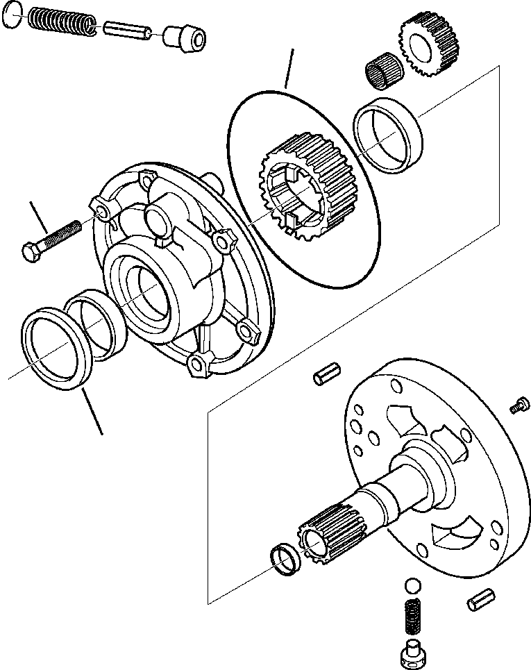 WB1465 WBF10000A00E RANSMISSION (SEE FIG. F3220-01A0)