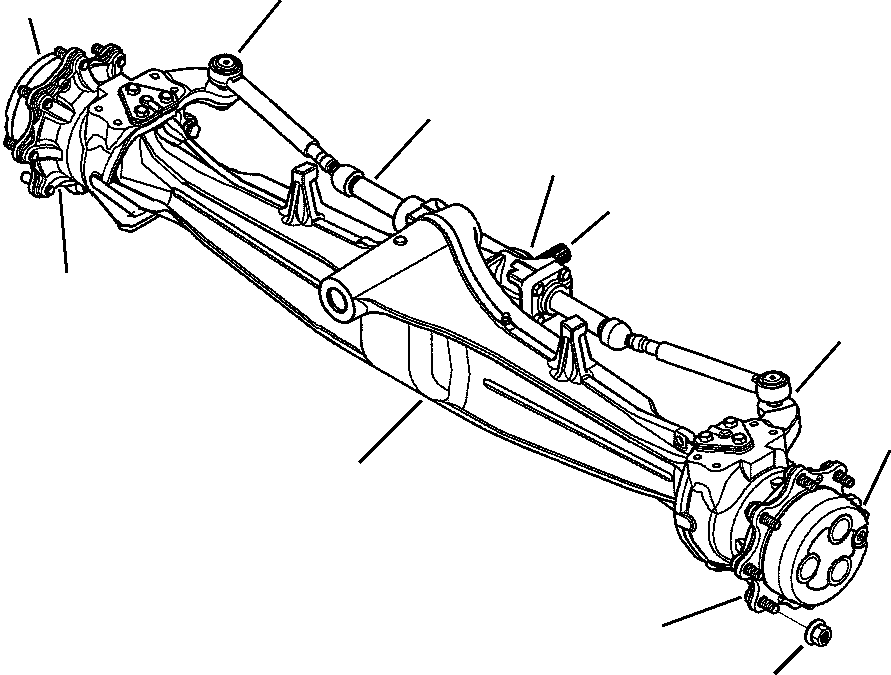 Part |$52. FRONT AXLE COMPLETE ASSEMBLY (1/9) [F3300-01A0]