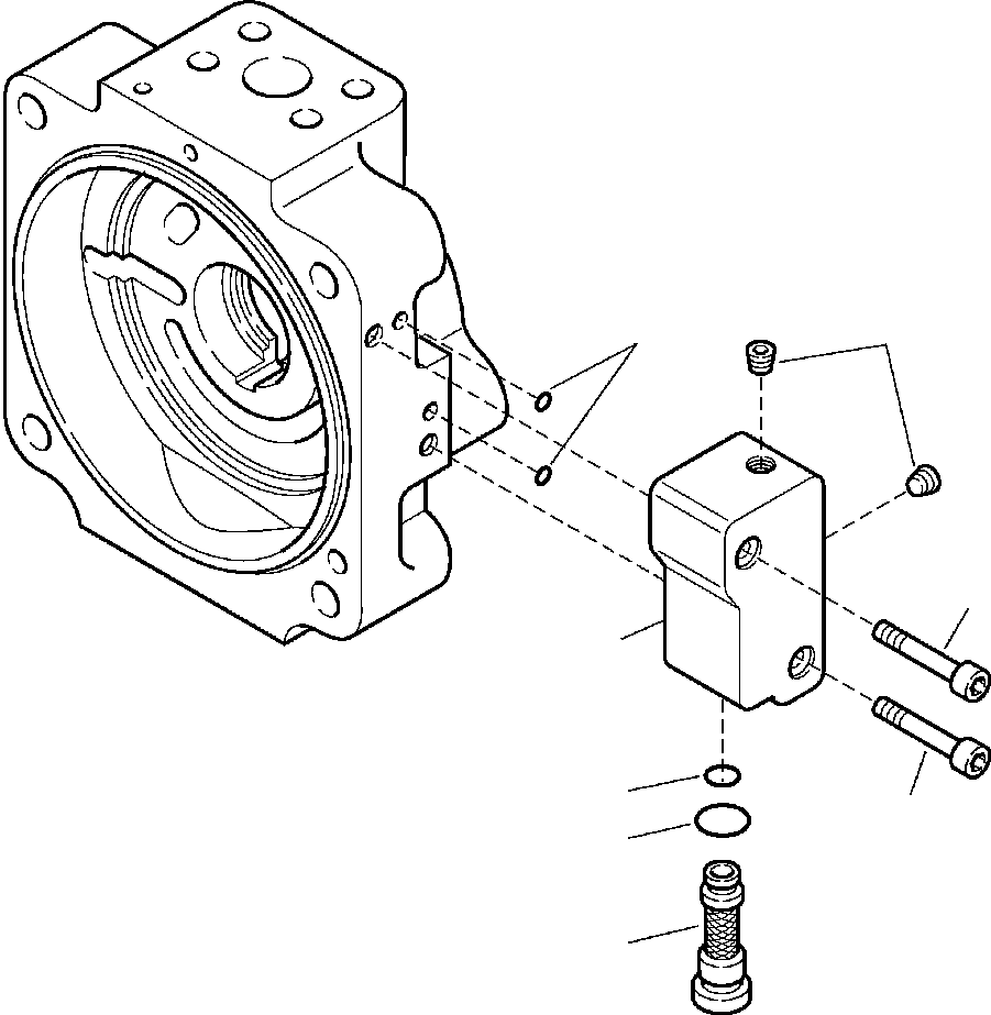 Part |$24. HYDRAULIC PUMP BLOCK (5/5) S/N  A24598- [H6105-05A0]