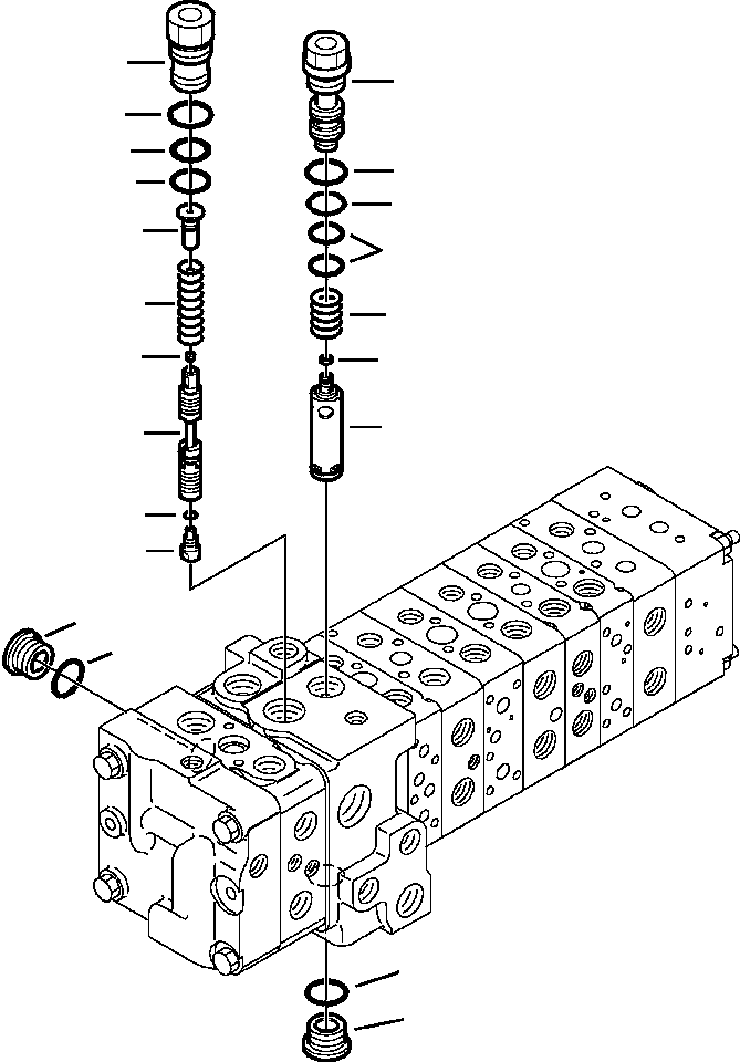 Part |$36. MAIN CONTROL VALVE LS VALVE (4/18) [H6203-01A0]