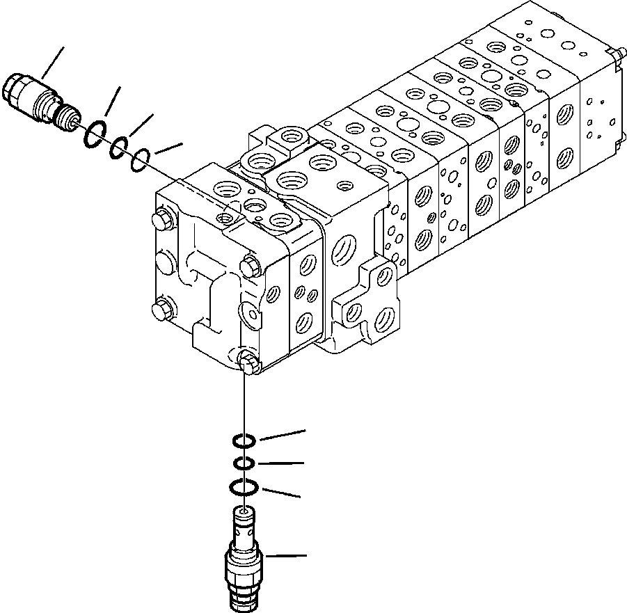 Part |$64. MAIN CONTROL VALVE MAIN RELIEF VALVES (17/18) [H6216-01A0]