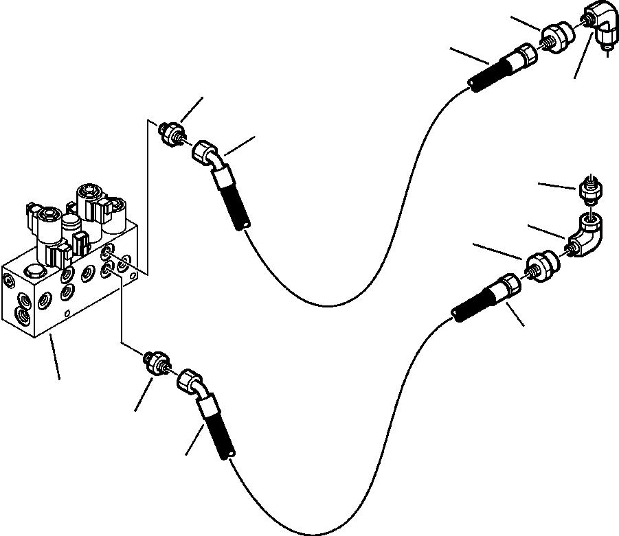 Part |$122. LOADER PIPING ADDITIONAL EQUIPMENT FEED LINE (3/3) [H6404-01A0]