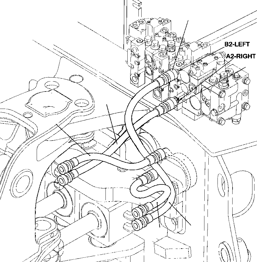 Part |$146. BACKHOE PIPING SWING LINE [H6508-01A0]