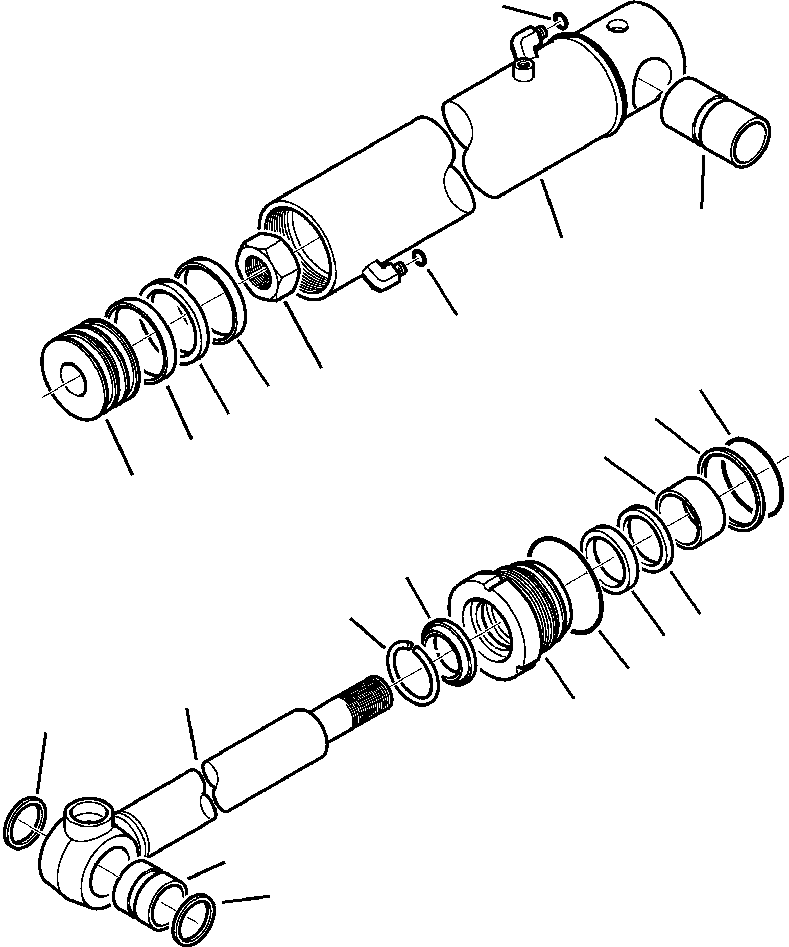 Part |$192. CYLINDER ASSEMBLY BACKHOE - BUCKET [H7205-01A0]