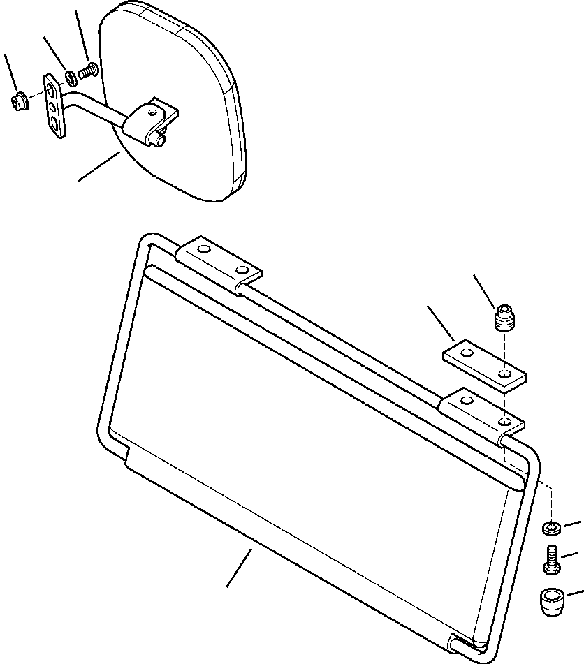 Part |$142. CANOPY, ROPS VISOR AND MIRROR [K5205-01A0]