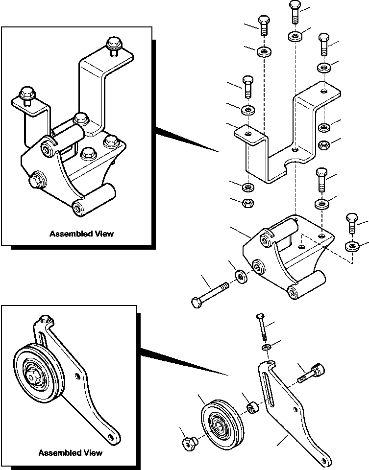 Part |$70. CAB WITH AIR CONDITIONING AIR CONDITIONER BRACKETS [K5019-01A2]