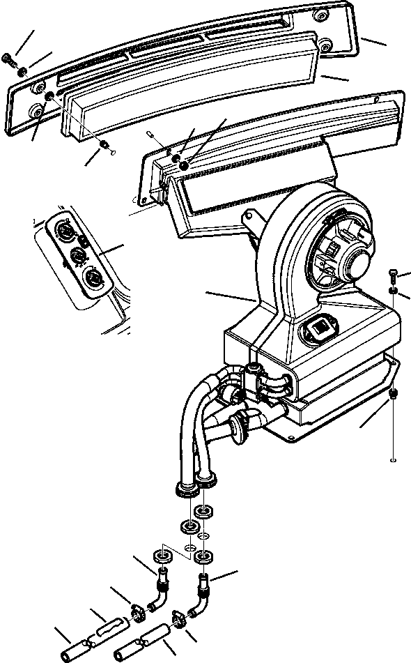 Part |$76. CAB WITH AIR CONDITIONING AIR CONDITIONER FILTER AND SWITCH [K5020-01A0]