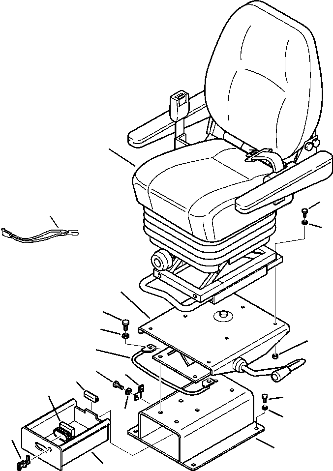 WB1465 NWBPB0169 ANOPY, ROPS (SEE FIG. K5200-01A0)