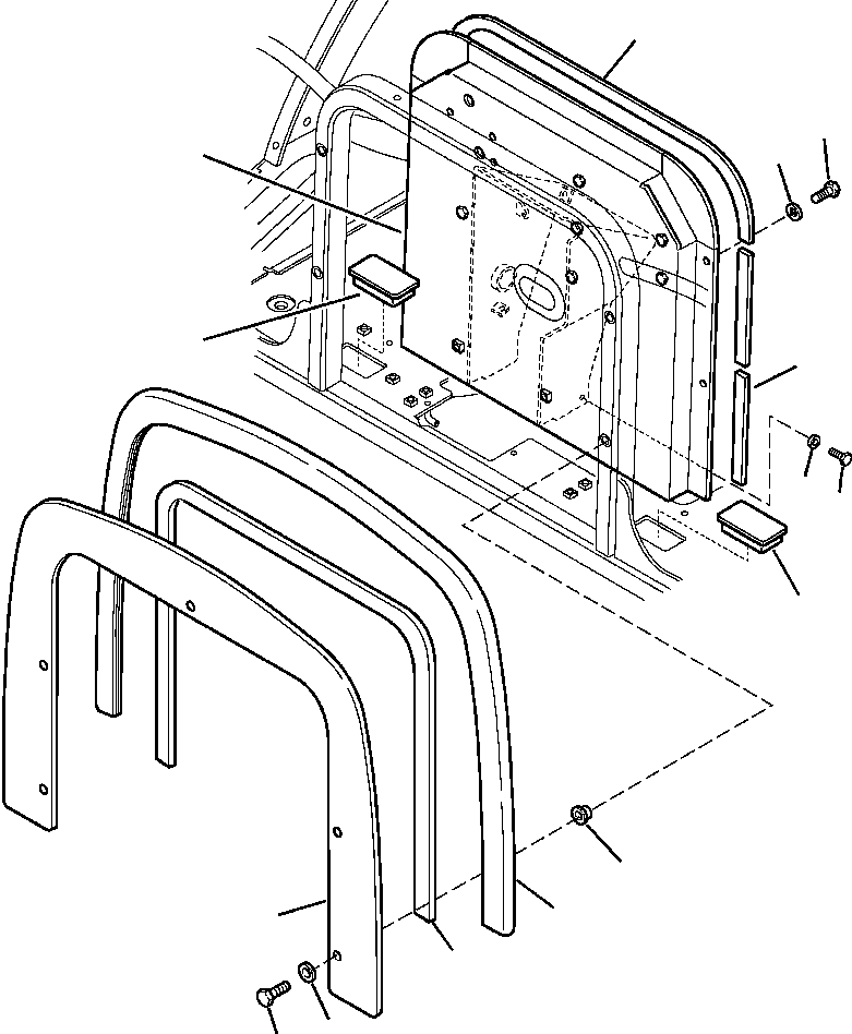 WB1465 WBK10000A01Z ANOPY, ROPS (SEE FIG. K5200-01A0)