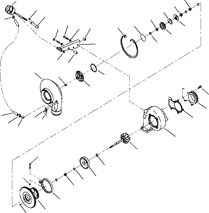 WB146PS5 VEPB1198 URBOCHARGER ( SEE FIG. A1203-A1A5 )