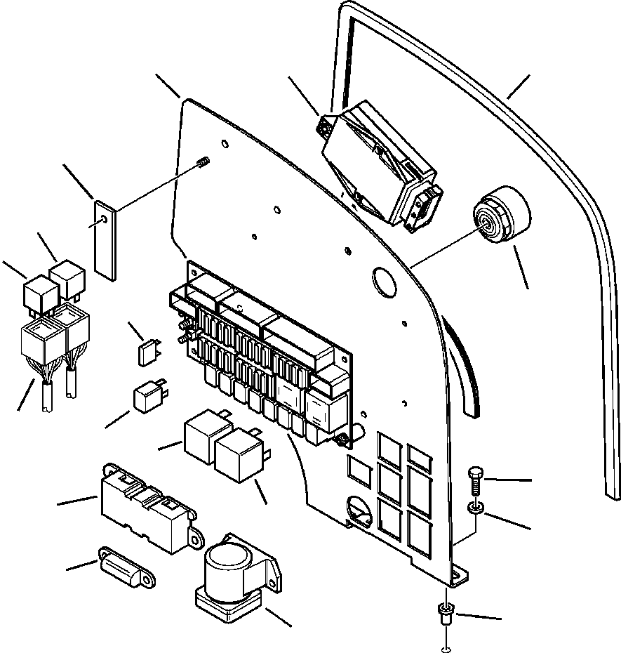 Part |$28. CAB WIRING RELAYS AND FUSES [E1515-01A0]