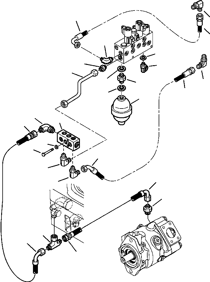 Part |$96. MACHINE PIPING PPC AND POWER MODE LINE [H6304-01A0]