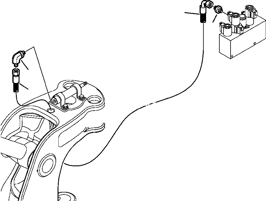 Part |$148. BACKHOE PIPING BOOM LOCK LINE [H6509-01A0]