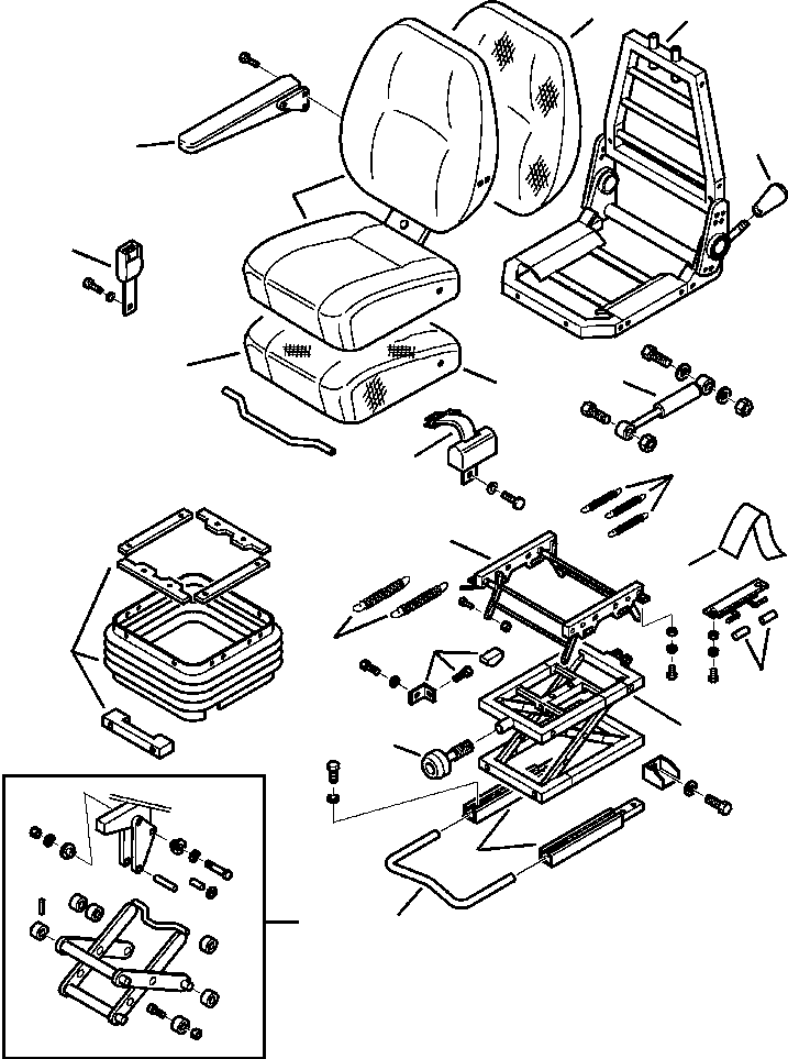 Part |$108. CAB WITHOUT AIR CONDITIONING OPERATORS SEAT [K5113-01A1]