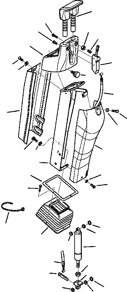 Part |$116. CAB WITHOUT AIR CONDITIONING LEFT PPC TOWER [K5117-01A0]