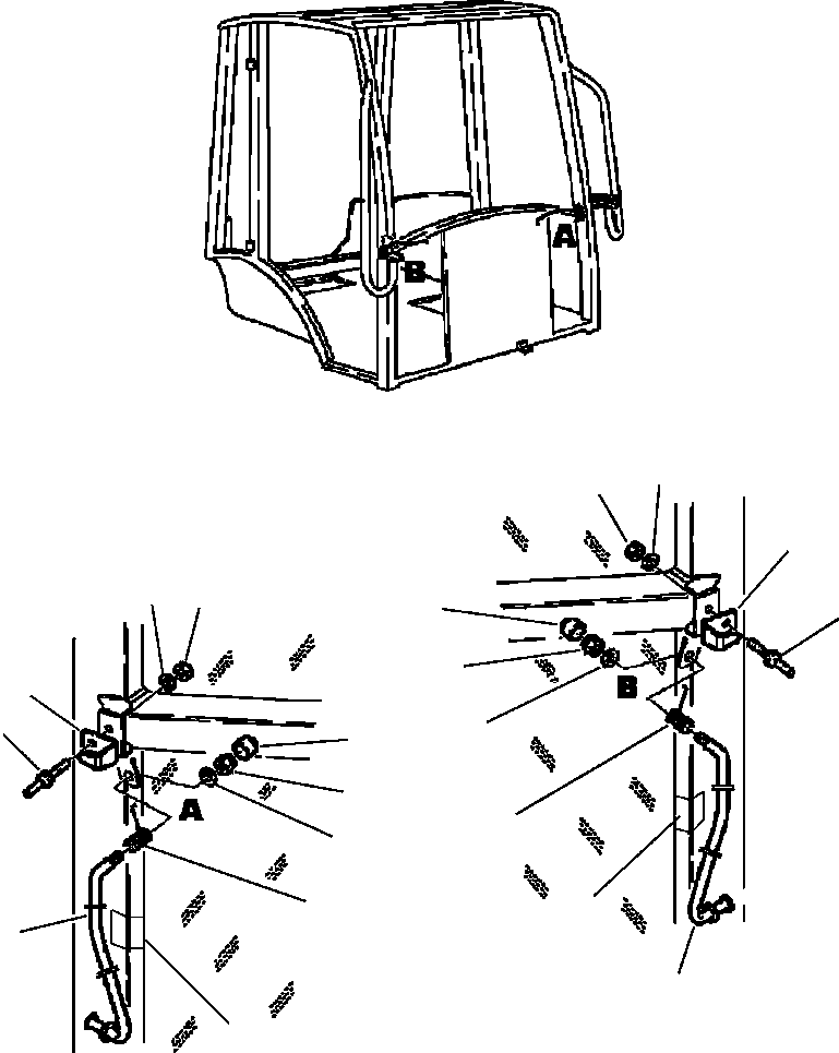 Part |$128. CAB ASSEMBLY DOOR STOPPER KIT [K8000-01A0]