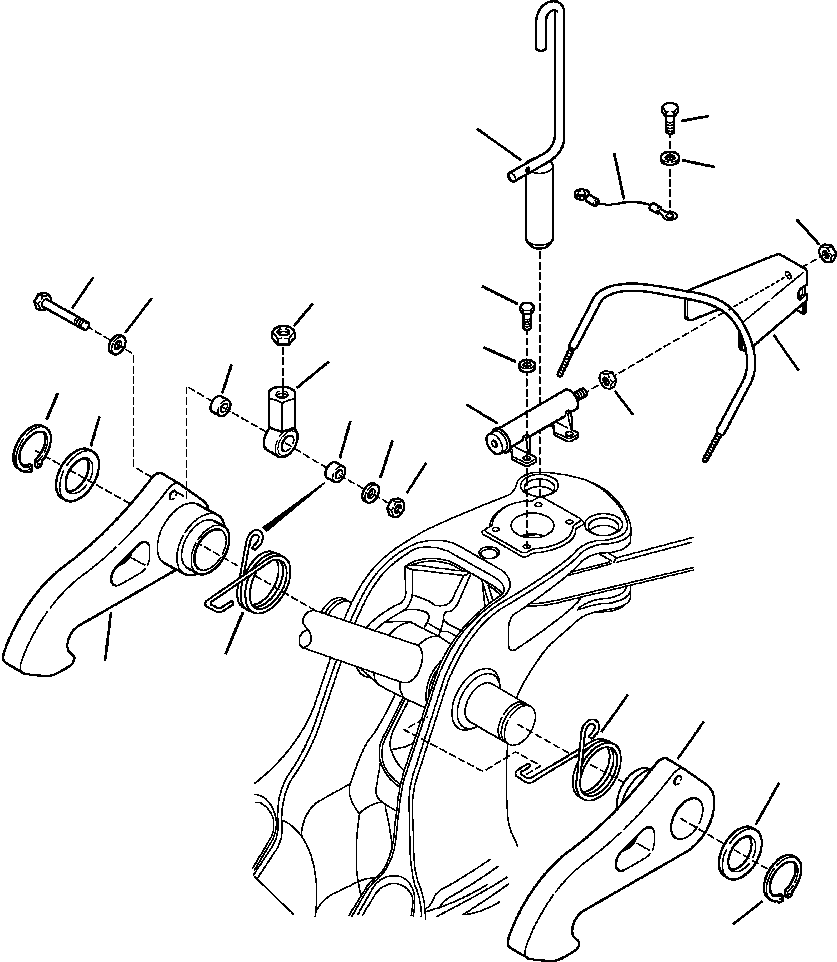 Part |$20. BOOM AND SWING LOCK - BACKHOE [T2005-01A0]