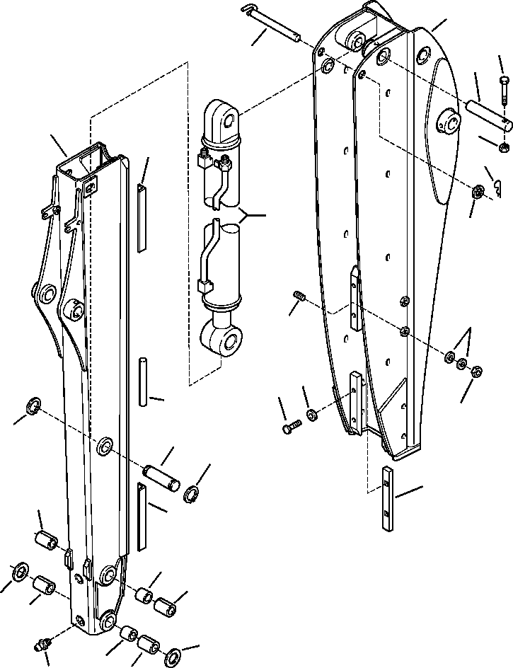 Part |$30. BACKHOE TELESCOPIC ARM COMPLETE ASSEMBLY [T2020-02A0]