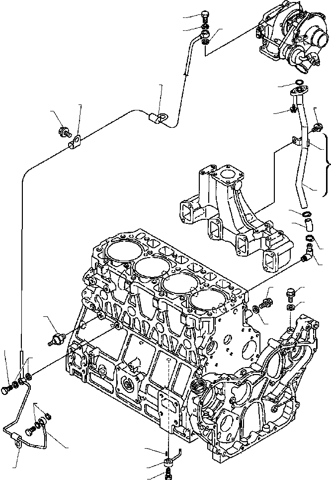 Part |$11. LUBRICATING OIL LINE - TURBO ENGINE [A0316-01A0]