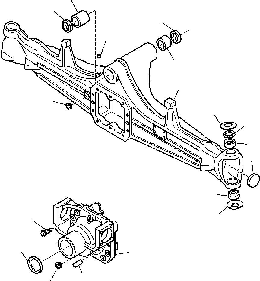 Part |$31. FRONT AXLE (2WD) - HOUSING [F3430-01A0]