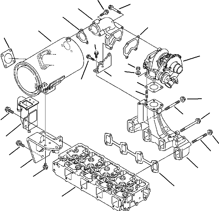 Part |$11. ENGINE - EXHAUST MANIFOLD, TURBOCHARGER AND MUFFLER [A0106-01A0]