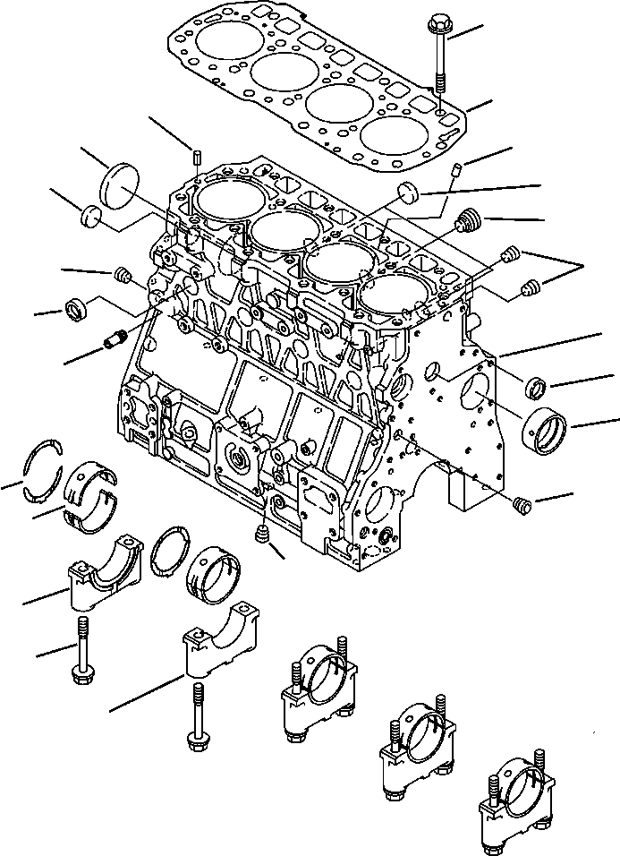 Part |$14. ENGINE - CYLINDER BLOCK [A0110-01A1]