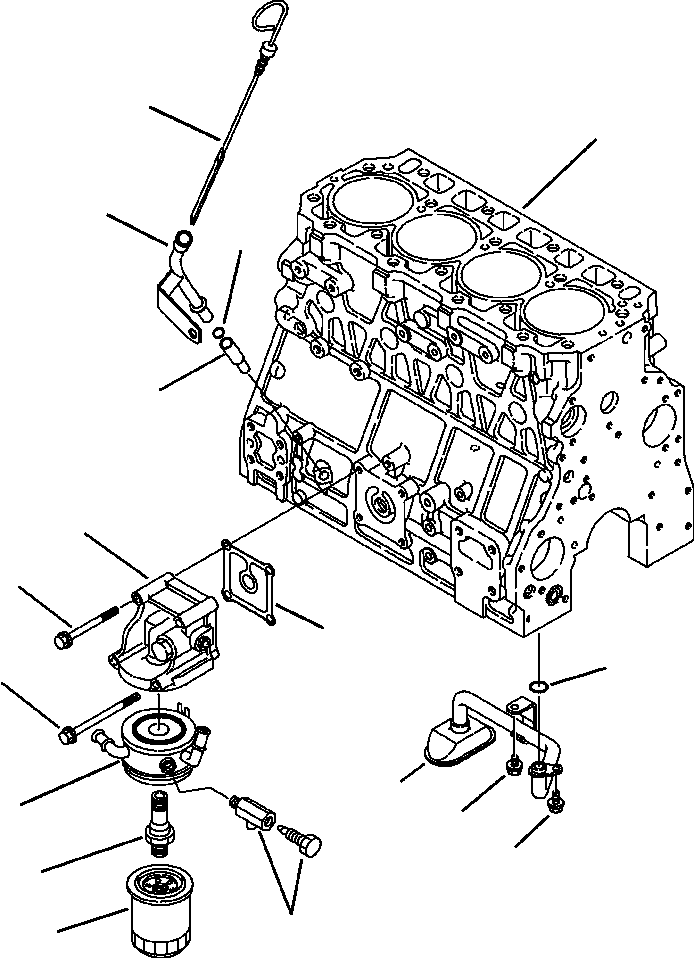 Part |$23. ENGINE - OIL COOLER AND FILTER, SUCTION LINE AND DIPSTICK [A0120-01A1]