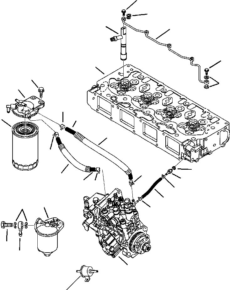 Part |$28. ENGINE - FUEL LINES AND SPIN-ON FUEL FILTER [A0130-01A1]