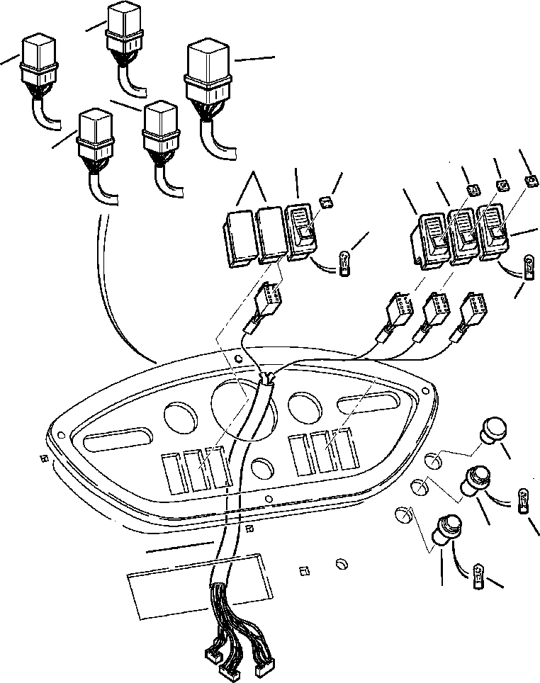 WB1502N1 WBE20000A00G IDE DASHBOARD (SEE FIG. E1450-01A0)