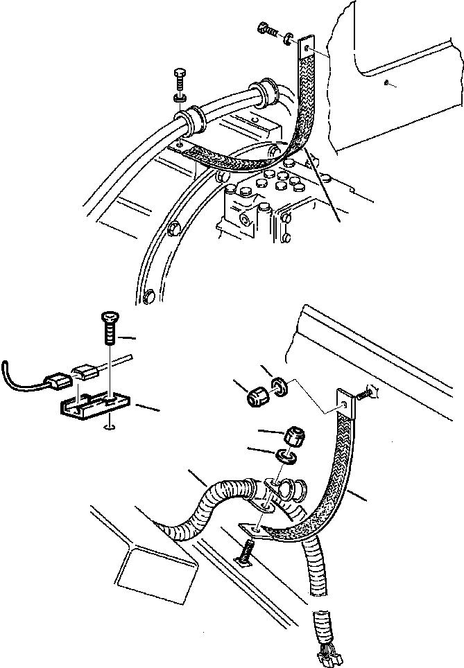 Part |$21. ELECTRICAL SYSTEM - GROUND STRAPS [E1500-01B5]