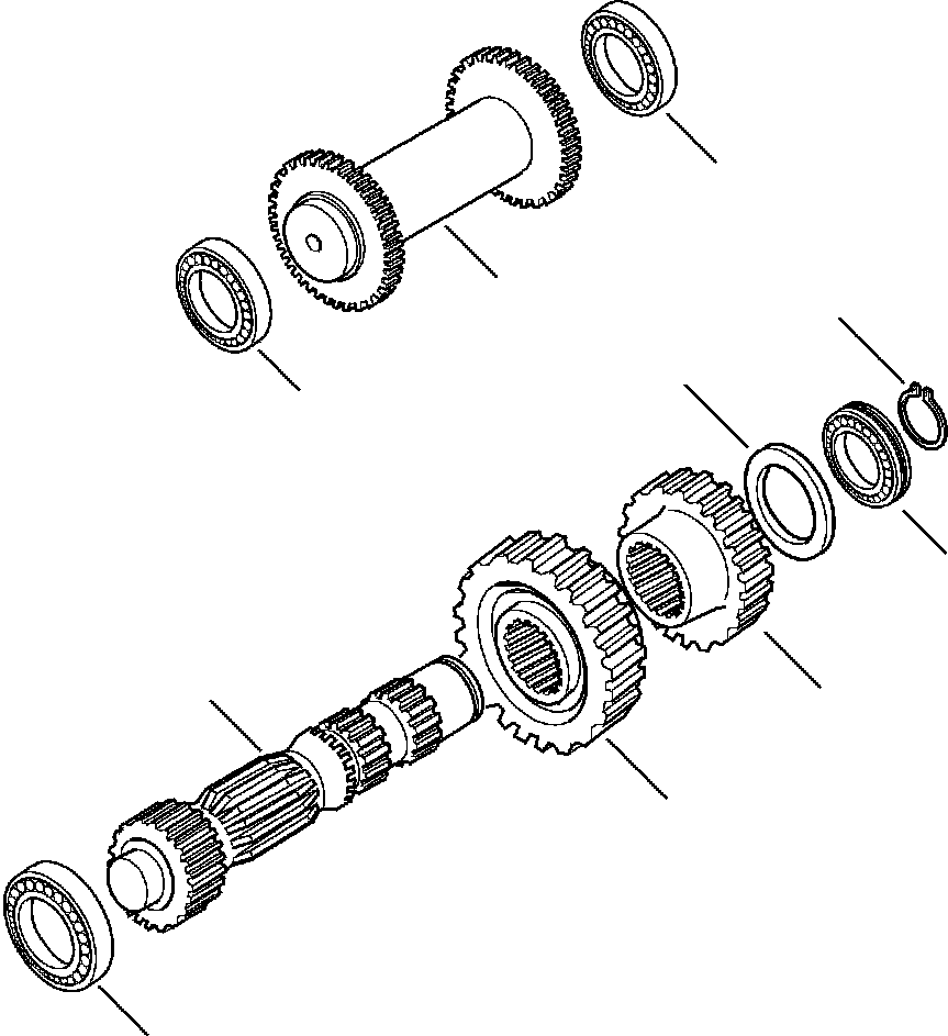 Part |$12. TRANSMISSION - PRIMARY AND REVERSE SHAFTS [F3300-01A4]