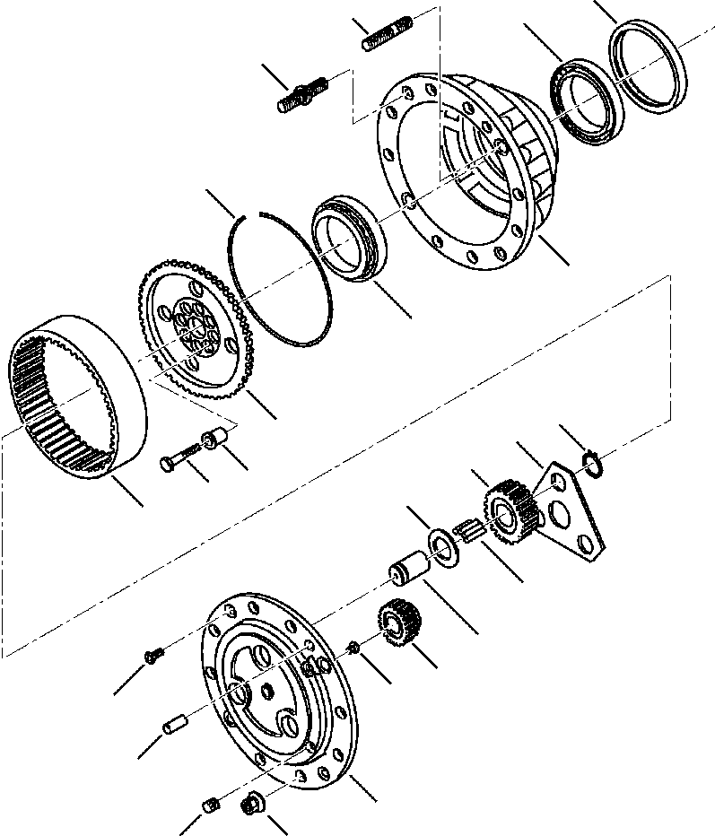 WB1502N1 WBF10022A RONT AXLE (SEE FIG. F3400-01A0)